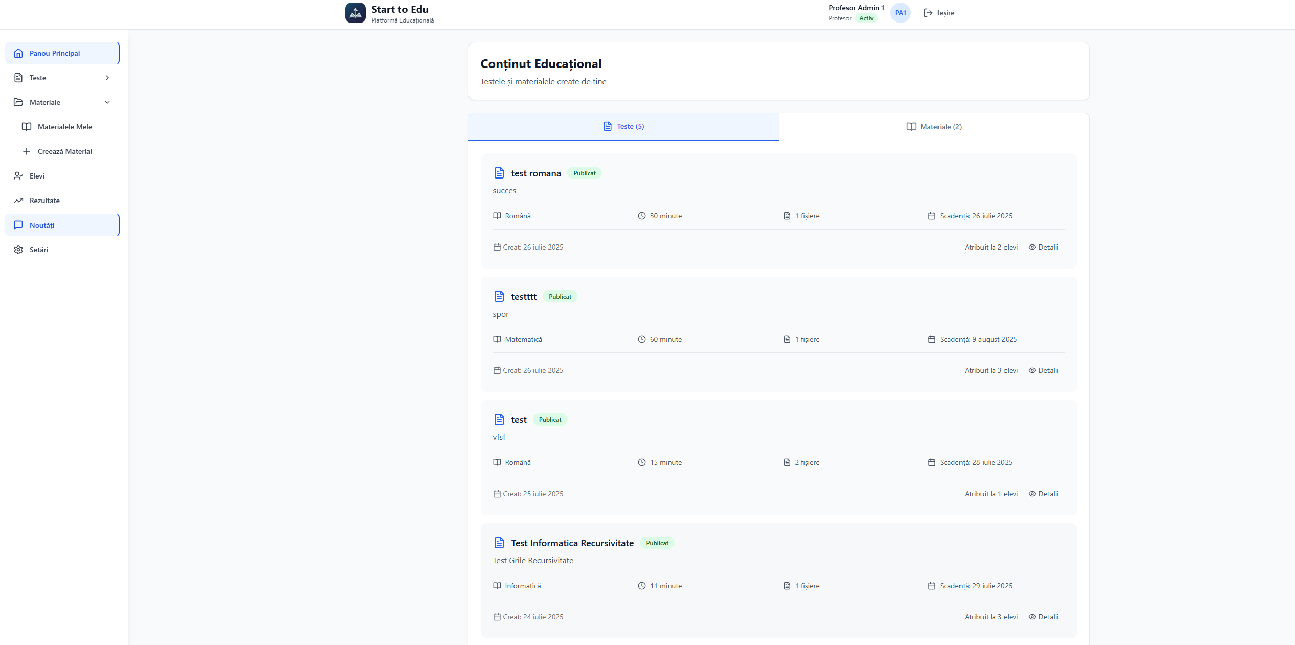 StartToEdu Screenshot 2